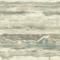 High Tide Premium Premium Peel + Stick Wallpaper Peel and Stick Wallpaper Candice Olson Roll Taupe/Blue 