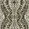 Kaleidoscope Premium Peel + Stick Wallpaper Peel and Stick Wallpaper York Roll Charcoal Grey 