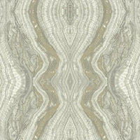 Kaleidoscope Premium Peel + Stick Wallpaper Peel and Stick Wallpaper York Roll Pale Grey 