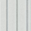 French Linen Stripe Premium Peel + Stick Wallpaper Peel and Stick Wallpaper York Roll Charcoal 
