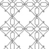 Seawater Diamond Trellis Premium Peel + Stick Wallpaper Peel and Stick Wallpaper York Roll Black & White 