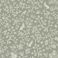 Fox & Hare Premium Peel + Stick Wallpaper Peel and Stick Wallpaper Magnolia Home Sample Grey