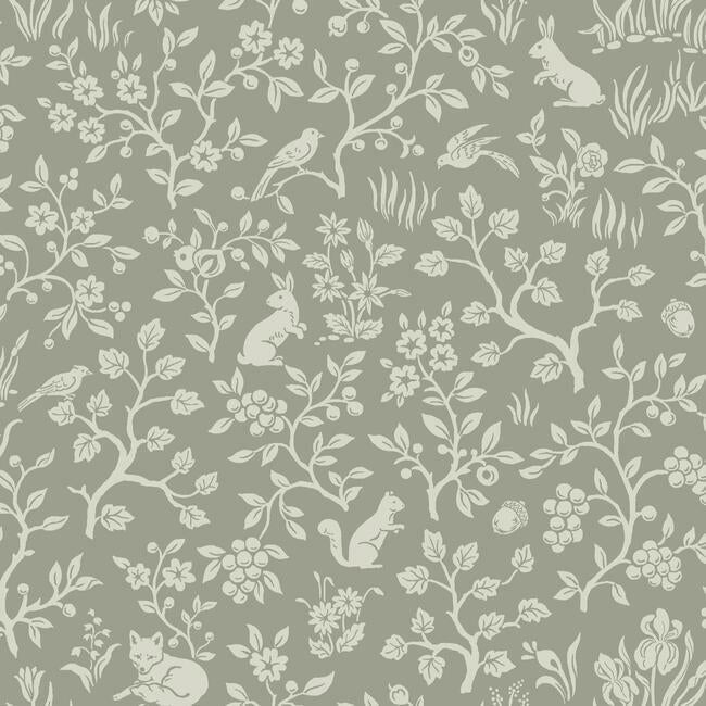 Fox & Hare Premium Peel + Stick Wallpaper Peel and Stick Wallpaper Magnolia Home Sample Grey