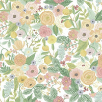 Garden Party Premium Peel + Stick Wallpaper Peel and Stick Wallpaper Rifle Paper Co. Roll Pastel Multi 