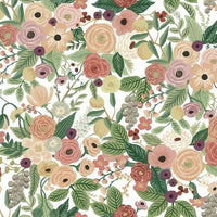 Garden Party Premium Peel + Stick Wallpaper Peel and Stick Wallpaper Rifle Paper Co. Roll Burgundy Multi 