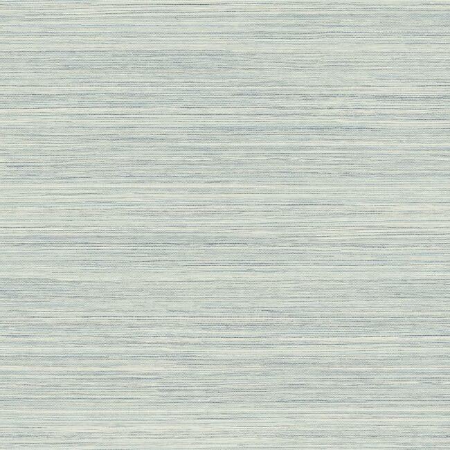 Cattail Weave Premium Peel + Stick Wallpaper Peel and Stick Wallpaper York Roll Blue 
