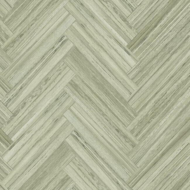 Hermosa Herringbone Premium Peel + Stick Wallpaper Peel and Stick Wallpaper York Roll Neutral 