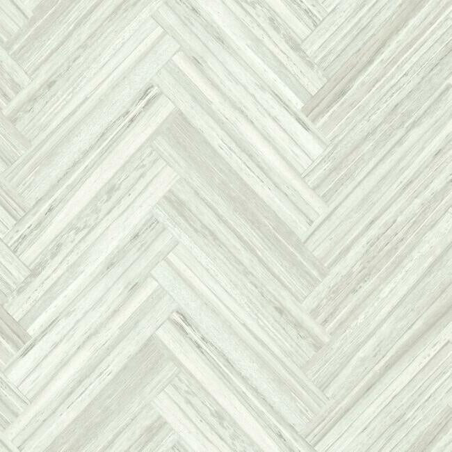 Hermosa Herringbone Premium Peel + Stick Wallpaper Peel and Stick Wallpaper York Roll Cream 
