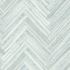 Hermosa Herringbone Premium Peel + Stick Wallpaper Peel and Stick Wallpaper York Roll Blue 