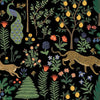Menagerie Premium Peel + Stick Wallpaper Peel and Stick Wallpaper Rifle Paper Co. Roll Black 