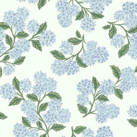 Hydrangea Wallpaper Wallpaper Rifle Paper Co. Double Roll Blue & White 