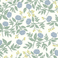 Peonies Wallpaper Wallpaper Rifle Paper Co. Double Roll Periwinkle & Sage 