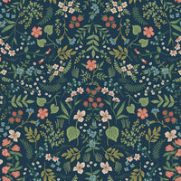 Wildwood Wallpaper Wallpaper Rifle Paper Co. Double Roll Navy 