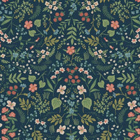 Wildwood Wallpaper Wallpaper Rifle Paper Co. Double Roll Navy 