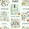 City Maps Wallpaper Wallpaper Rifle Paper Co. Double Roll Mint 
