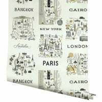 City Maps Wallpaper Wallpaper Rifle Paper Co.   