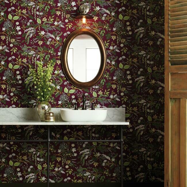 Juniper Forest Wallpaper Wallpaper Rifle Paper Co.   