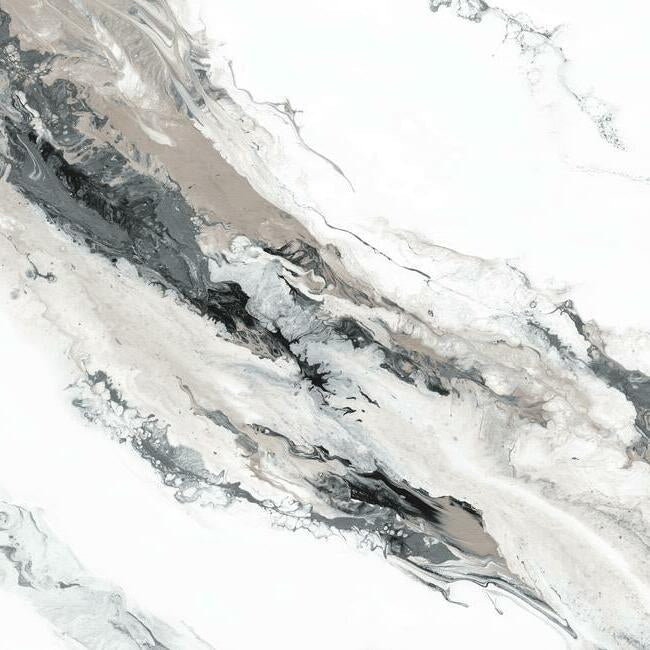 Crystal Geode Wall Mural Wall Mural York Each Grey / White 