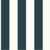 Awning Stripe Wallpaper Wallpaper York Double Roll Navy 