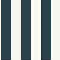 Awning Stripe Wallpaper Wallpaper York Double Roll Navy 