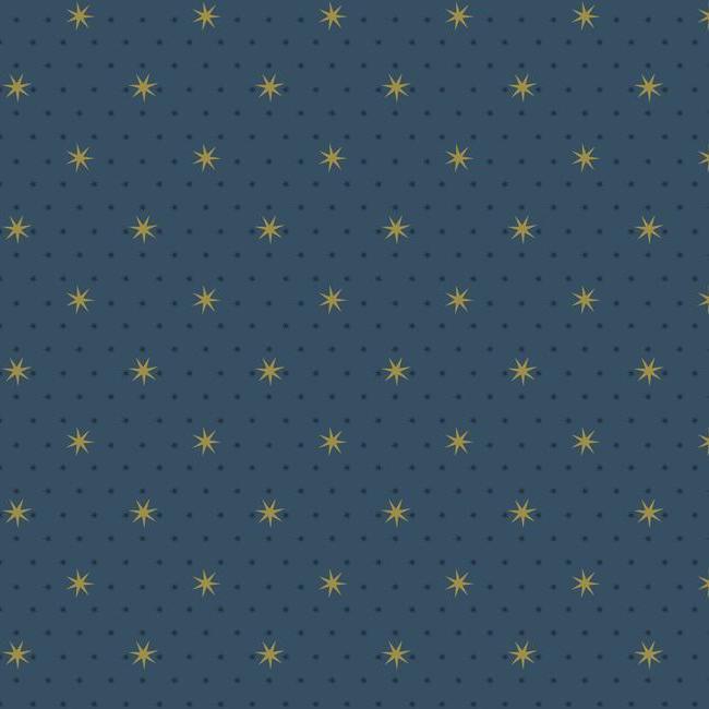 Stella Star Wallpaper Wallpaper York Double Roll Navy 