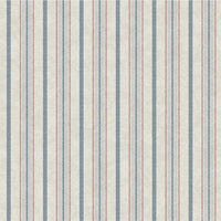 Shirting Stripe Wallpaper Wallpaper York Double Roll Red/Blue/Glint 