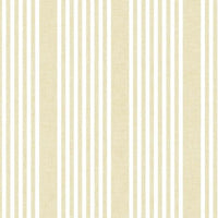 French Linen Stripe Wallpaper Wallpaper York Double Roll Sunshine 
