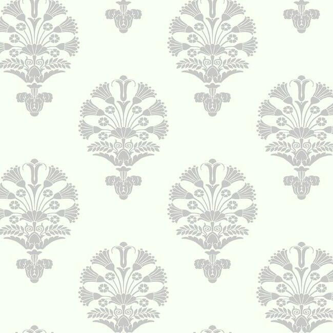 Luxor Wallpaper Wallpaper York Double Roll Grey 