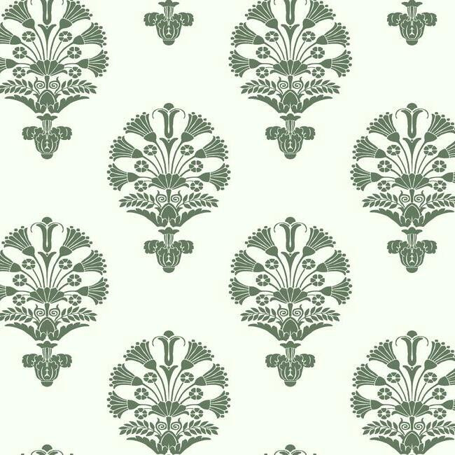 Luxor Wallpaper Wallpaper York Double Roll Hunter Green 
