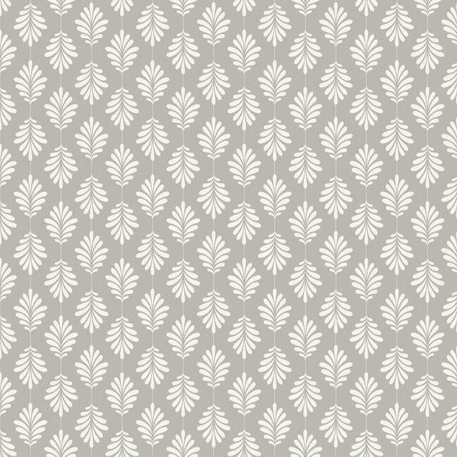 Leaflet Wallpaper Wallpaper York Double Roll White On Stone 