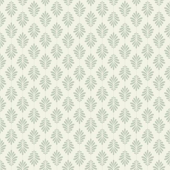 Leaflet Wallpaper Wallpaper York Double Roll Sage 