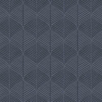 Palm Thatch Wallpaper Wallpaper York Double Roll Navy 