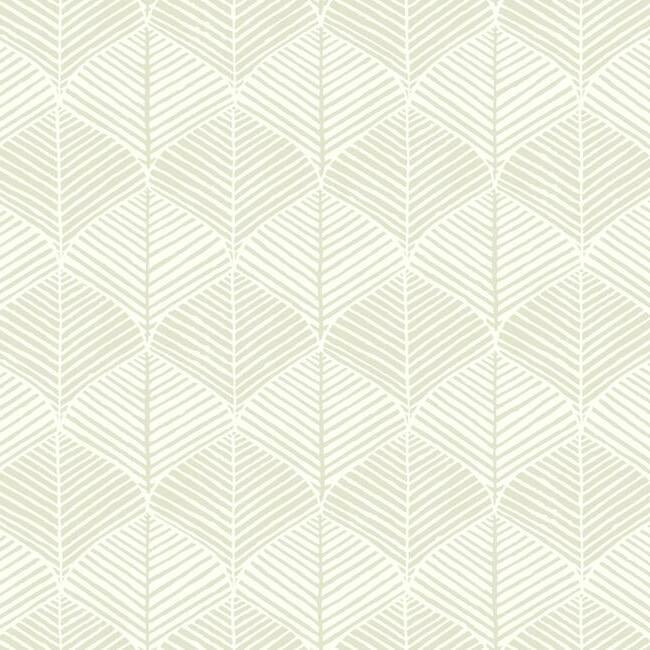 Palm Thatch Wallpaper Wallpaper York Double Roll Taupe 