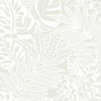 Jungle Leaves Wallpaper Wallpaper York Double Roll White 