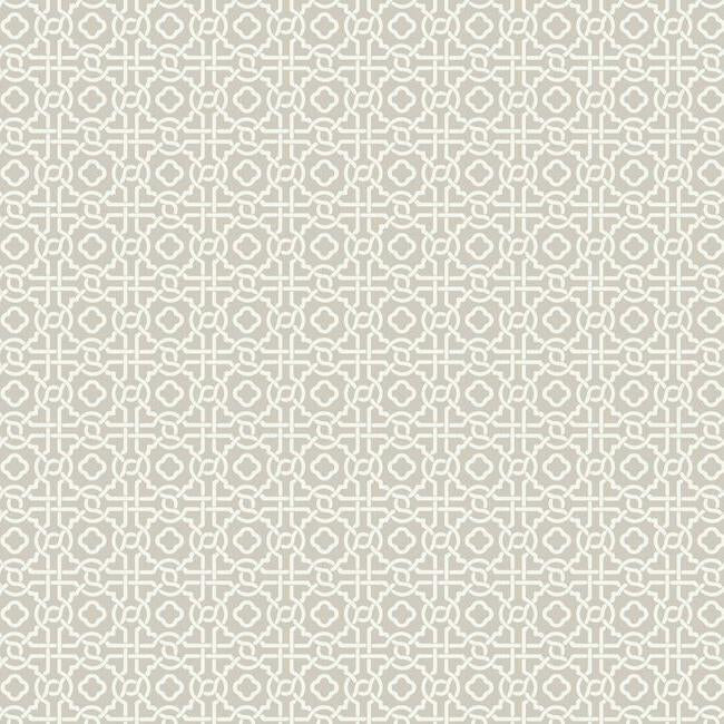 Pergola Lattice Wallpaper Wallpaper York Double Roll Taupe 