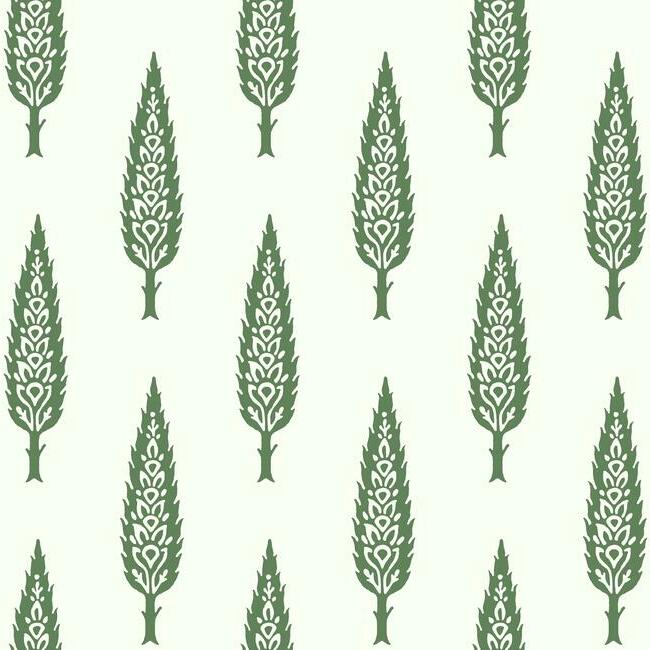 Juniper Tree Wallpaper Wallpaper York Double Roll Green 