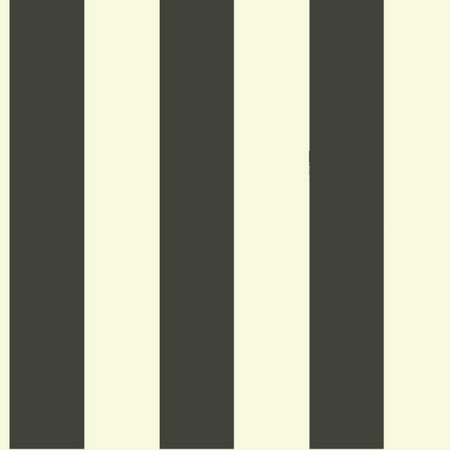 Awning Stripe Wallpaper Wallpaper Magnolia Home Double Roll Black 