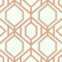 Sawgrass Trellis Wallpaper Wallpaper York Double Roll Coral 