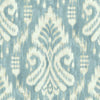 Hawthorne Ikat Wallpaper Wallpaper York Double Roll Blue 