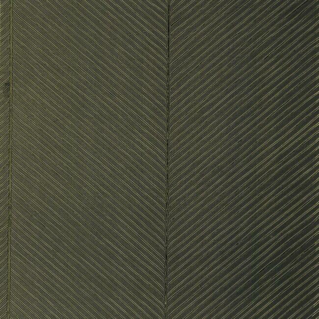 Palm Chevron Wallpaper Wallpaper York Double Roll Black/Gold 