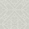 Diamond Macrame Wallpaper Wallpaper York Double Roll Grey 