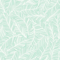 Rainforest Canopy Wallpaper Wallpaper York Double Roll Aqua 