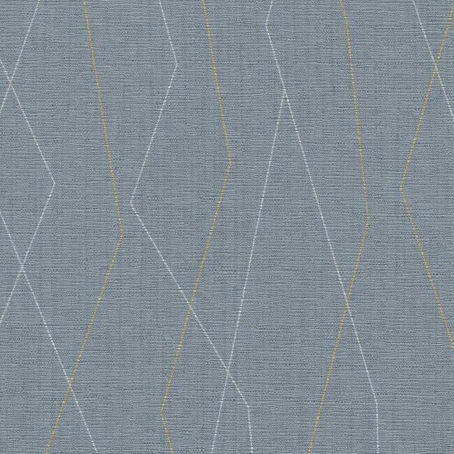 Diamond Fracture High Performance Wallpaper High Performance Wallpaper York Yard Denim 