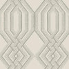 Etched Lattice Wallpaper Wallpaper York Double Roll Charcoal 