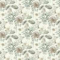 Midsummer Floral Wallpaper Wallpaper York Double Roll Hazel 