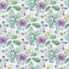 Midsummer Floral Wallpaper Wallpaper York Double Roll Violet 