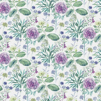 Midsummer Floral Wallpaper Wallpaper York Double Roll Violet 