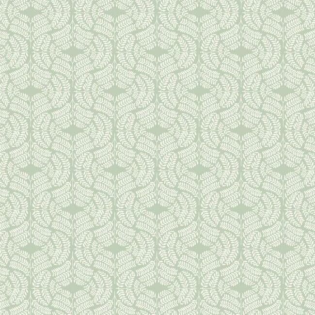 Fern Tile Wallpaper Wallpaper York Double Roll Jade 