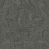 Diamond Channel Wallpaper Wallpaper York Double Roll Charcoal 