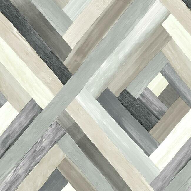 Wynwood Geometric Wallpaper Wallpaper York Double Roll Neutral 